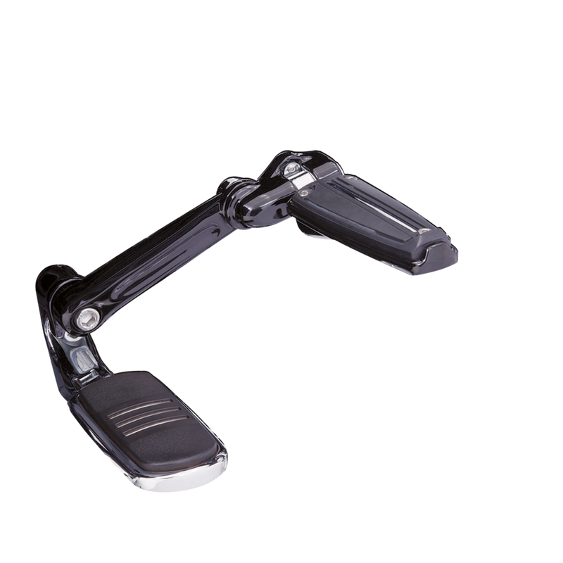 Adjustable Passenger Comfort Peg Mounts Black