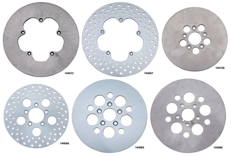 St. Steel Rotor Disc Drilled H-D 73-