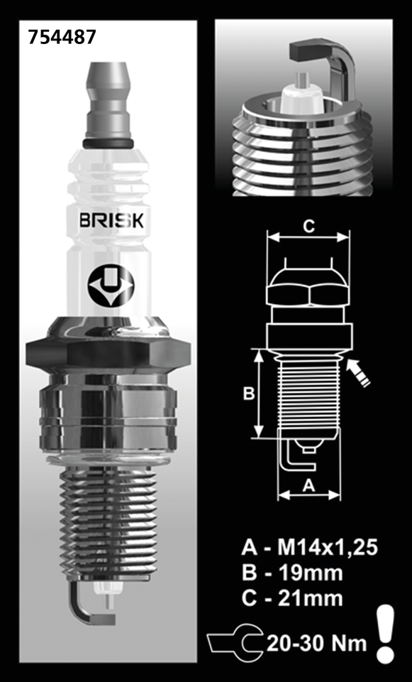 LR14YS Spark Plug - Pack Of 4