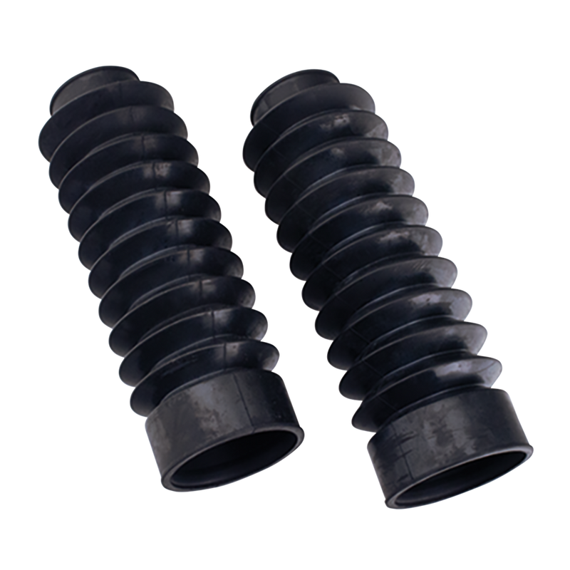 Rubber Forkboots 49Mm 9 Inch Long Black