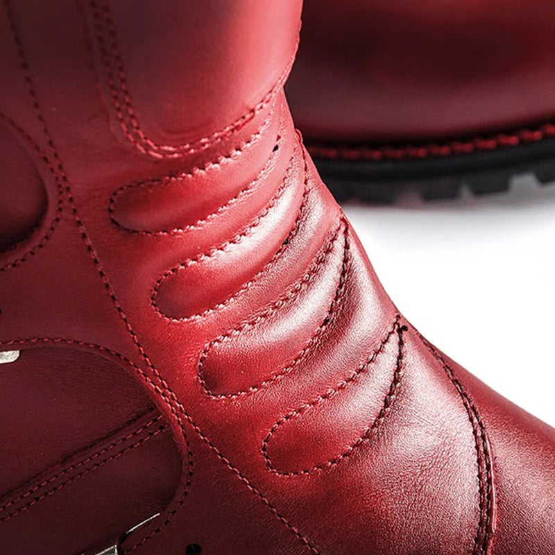 Stylmartin Continental Waterproof Touring Boots Red