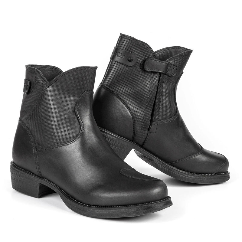 Stylmartin Pearl J Waterproof Urban Ladies Leather Boots Black