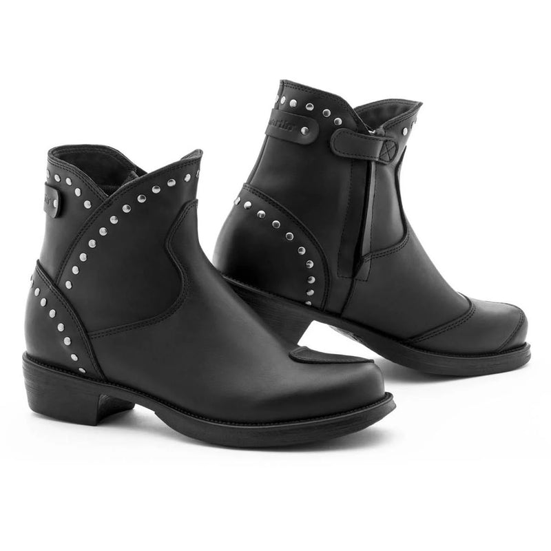 Stylmartin Pearl Rock Waterproof Urban Ladies Leather Boots Black