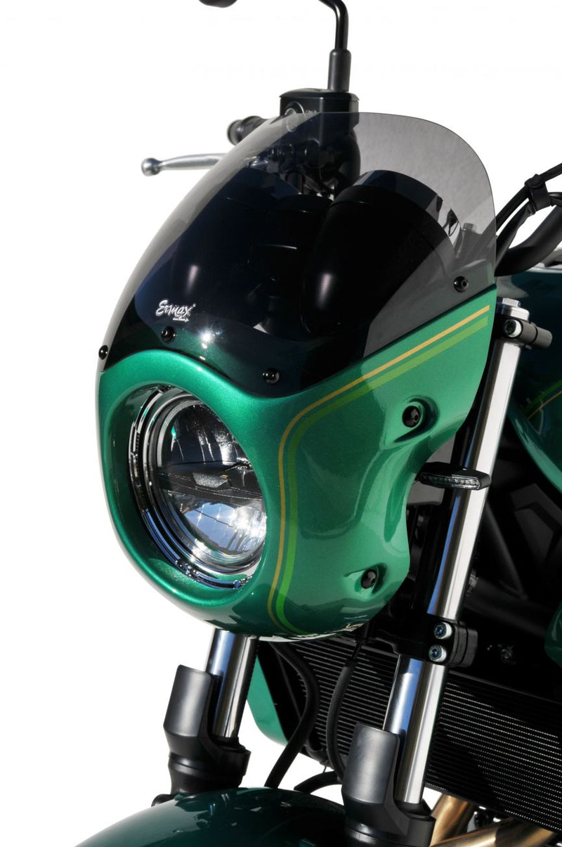 Cafe Racer Screen For Candy Emerald Green [gn1] For Kawasaki Z 650 RS 2021-Current