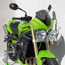 Nose Fairing For Roulette Green [HG] with Dark Smoke Screen For Triumph Street Triple 675 2008-2010