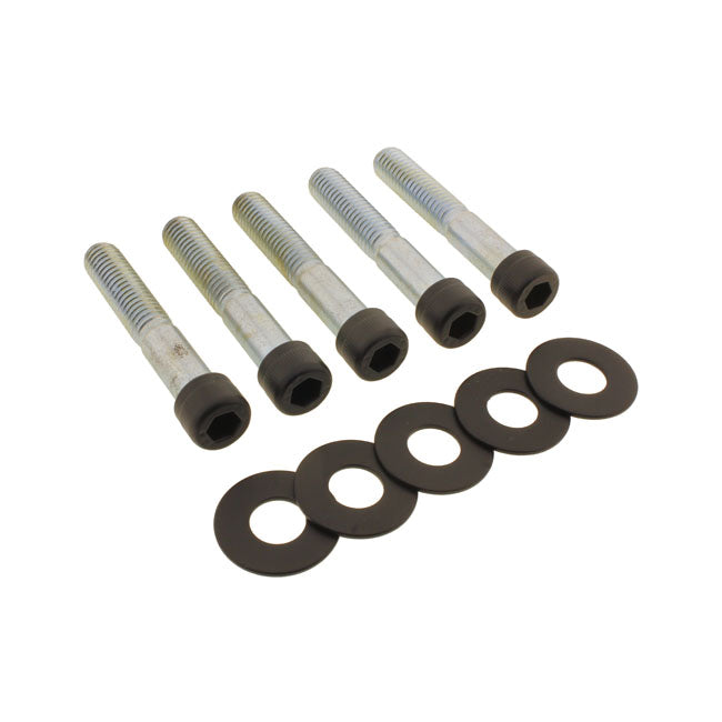 Bolt Kit Pulley For 07-23 Softail Matt Black