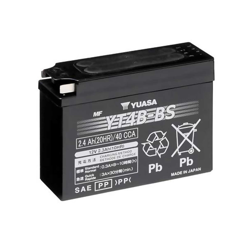 Yuasa YT4B-BS Battery - 12V