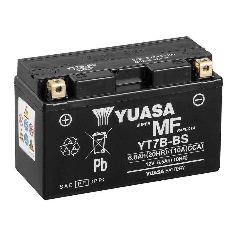 Yuasa YT7B-BS Battery - 12V