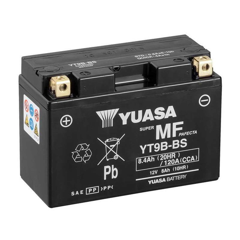 Yuasa YT9B-BS / YT9B-4 Battery - 12V