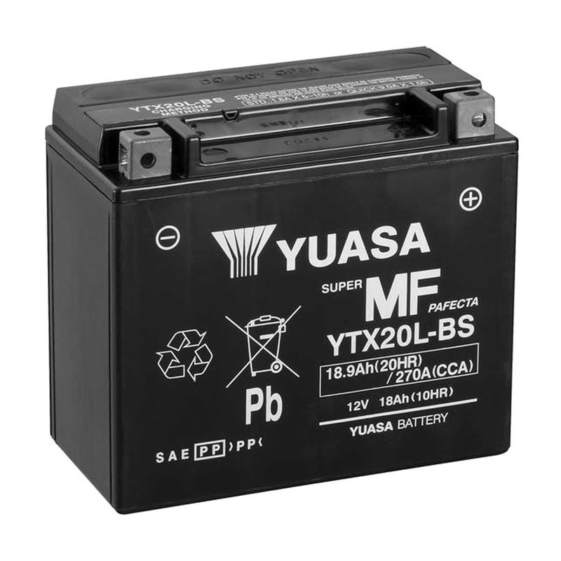 Yuasa YTX20L-BS Battery - 12V