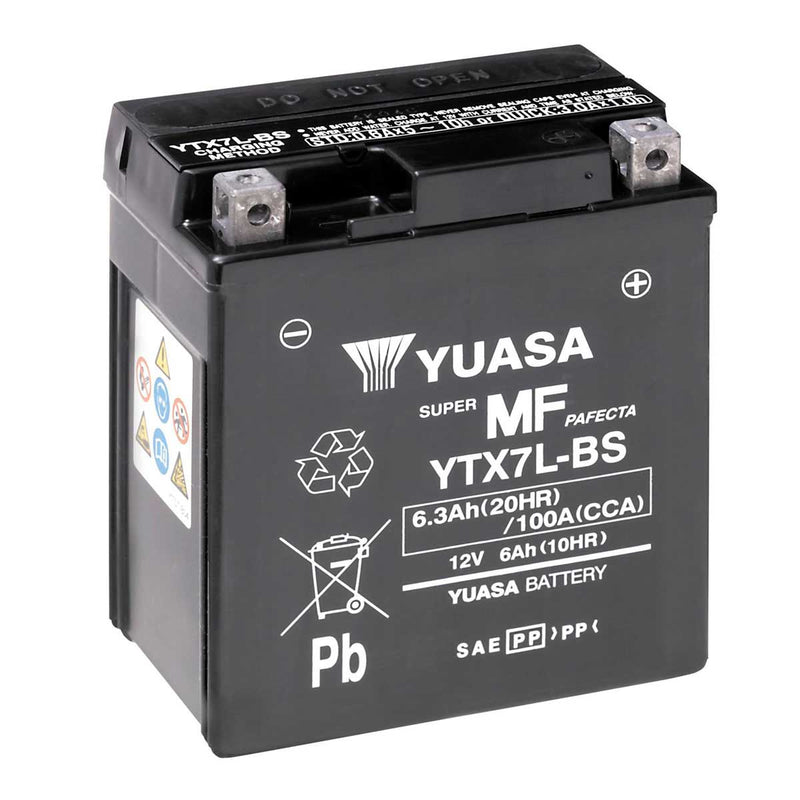 Yuasa YTX7L-BS Battery - 12V