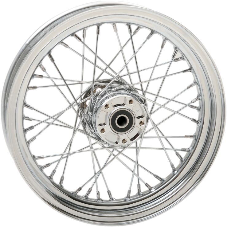 Replacement Laced Wheel Chrome - 16" x 3.00" For Harley Davidson FLST 1450 2006