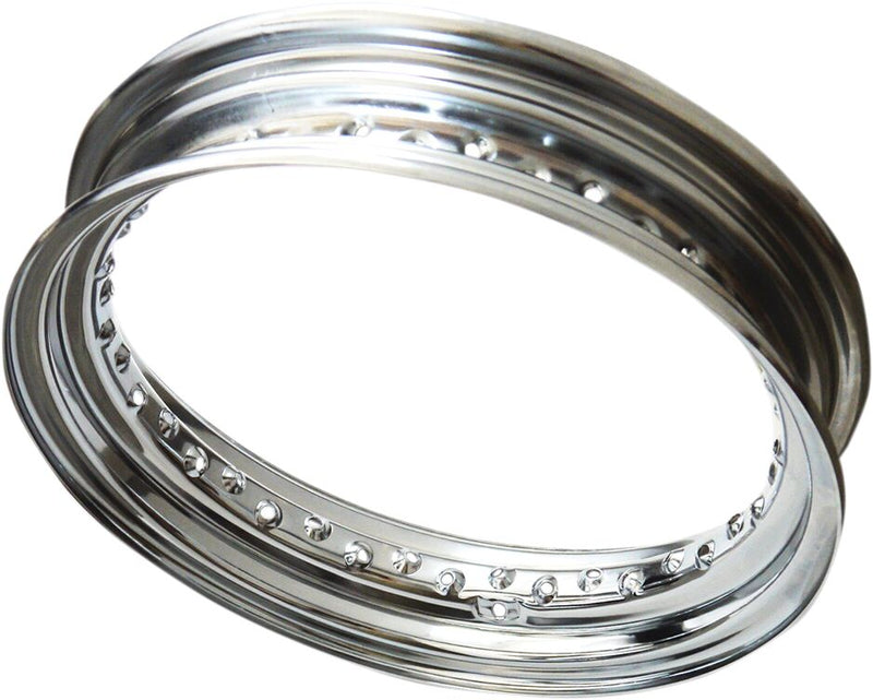 Steel Bare Rim Chrome - 16" x 3.00" For Harley Davidson FL 1200 1970-1972