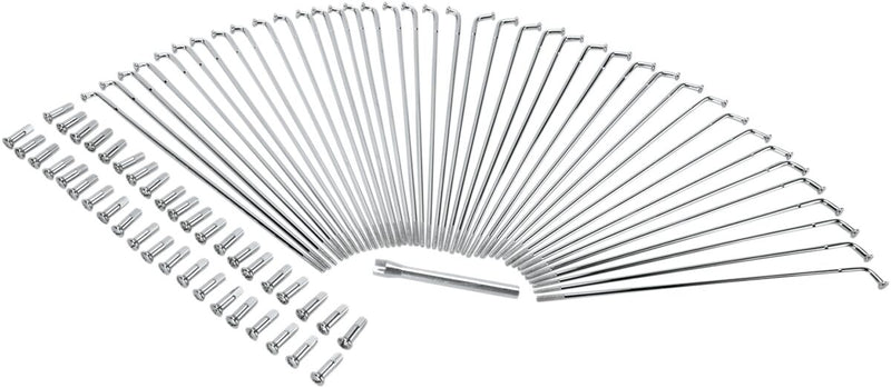 Spoke Set Front 9.25 Inch Chrome For 21 Inch Narrow Hub And Drop-Center Rim