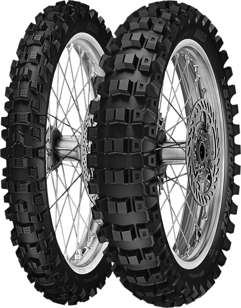 Scorpion MX32 Off-Road Tubed Rear Tyre - 100 / 90-19