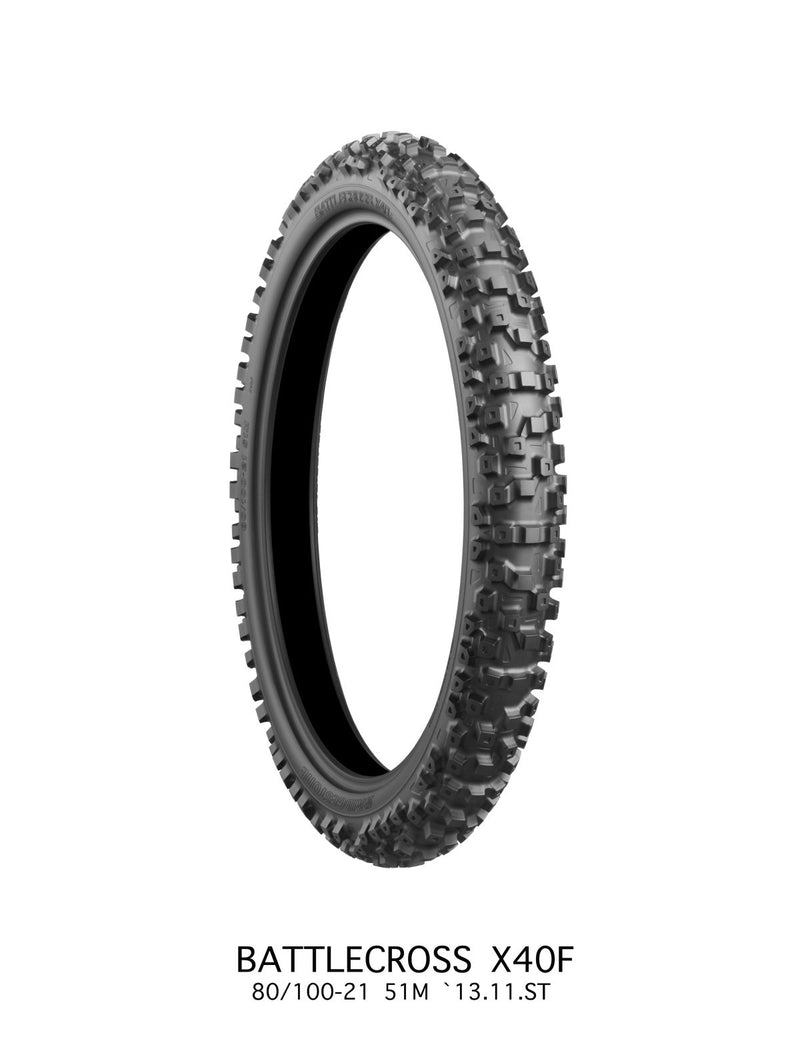 Battlecross X40 Front Tube Type Tyre - 80 / 100-21