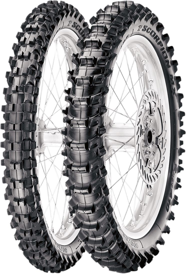 Scorpion MX Soft Off-Road Tubed Rear Tyre - 100 / 90-19