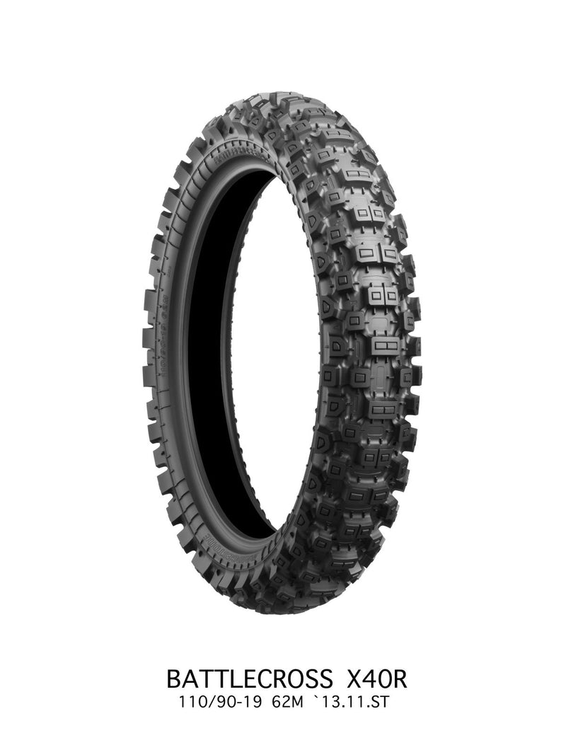 Battlecross X40 Rear Tube Type Tyre - 110 / 90-19