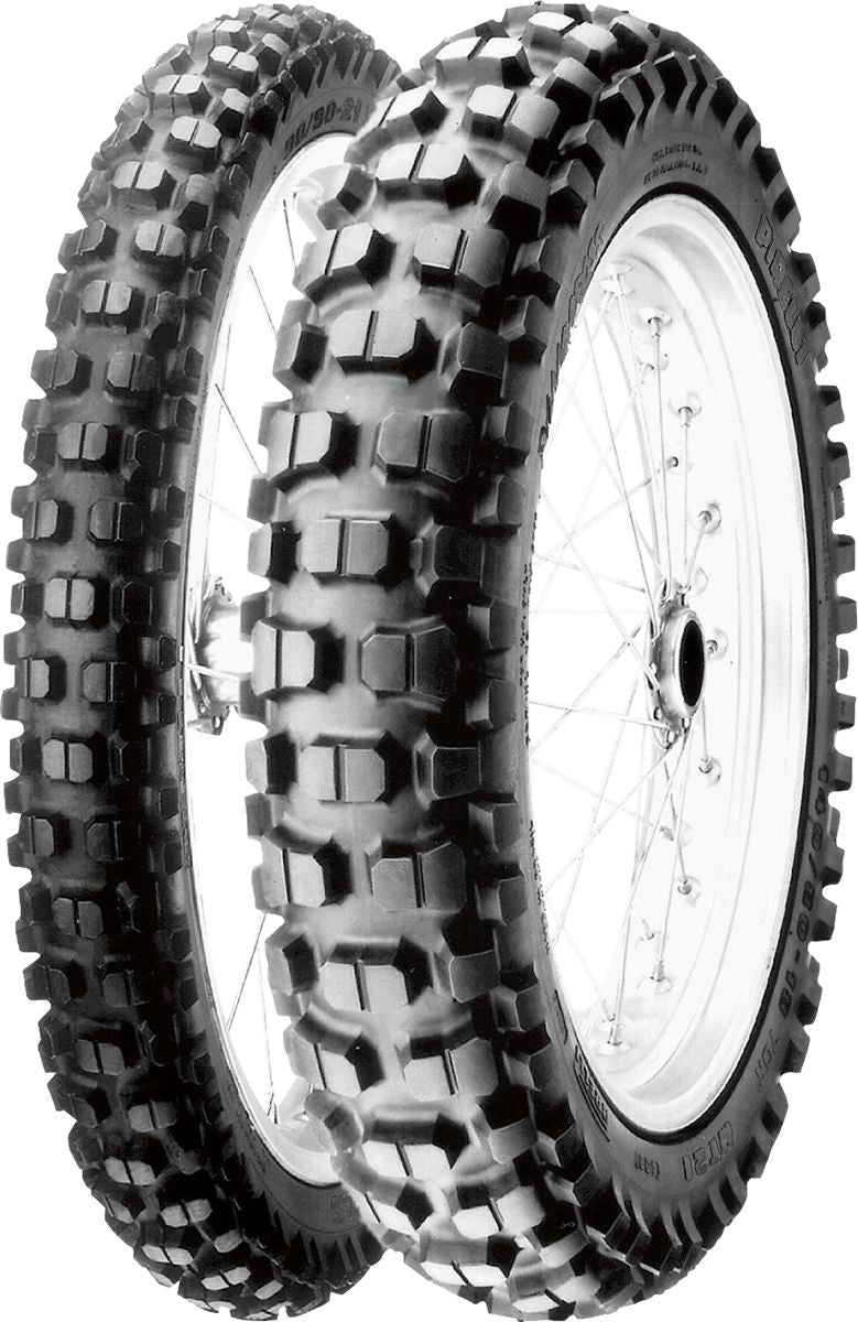 MT 21 Rallycross Dual Sport Tubed Front Tyre - 80 / 90-21