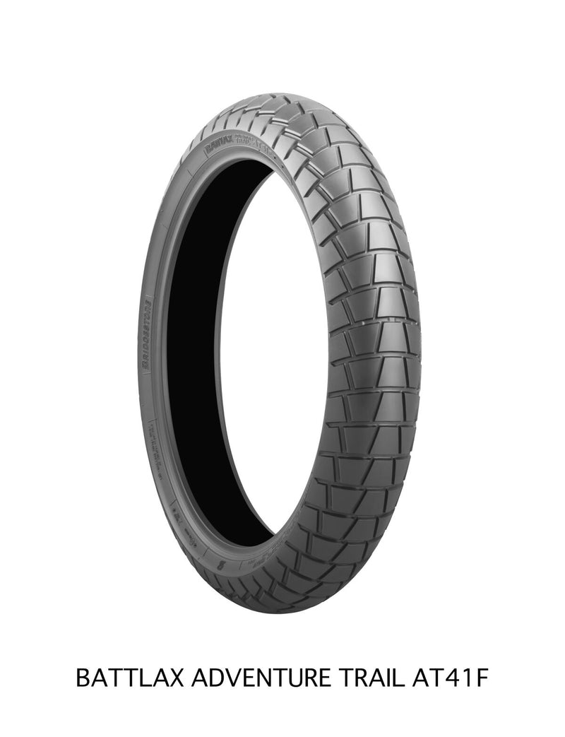 Battlax Adventure Trail AT41 Front Tubeless Tyre - 100 / 90-19