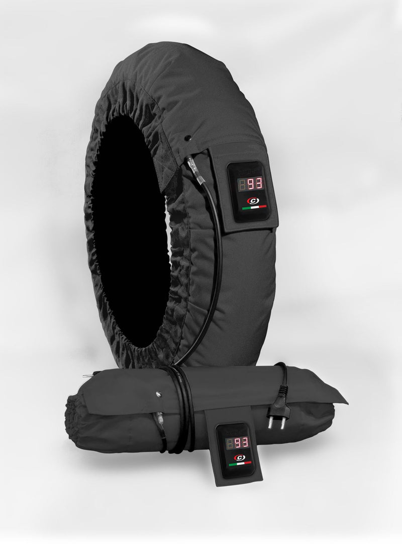Tyre Warmer Set Suprema Vision Medium / X-Large 17 Inch Black
