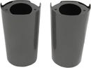 Fork Slider Covers Black For Harley Davidson FLHR 1690 2015