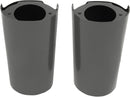 Fork Slider Covers Black For Harley Davidson FLHR 1690 2014