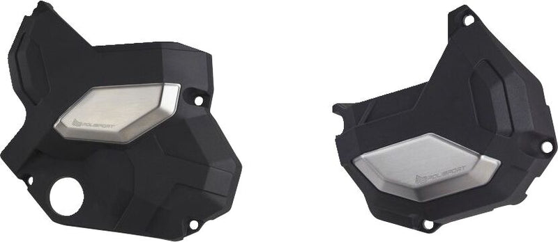 Clutch / Alternator Cover Kit Black For Kawasaki NINJA 650 2017-2019