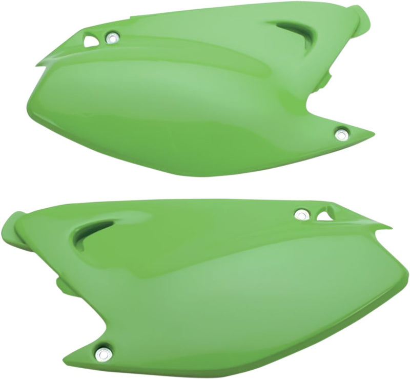 Replacement Side Panels KX Green For Kawasaki KX 125 M 2003-2005