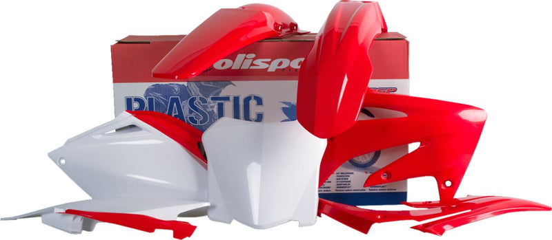 Complete OEM MX Body Kit Red / White For Honda CRF 250 R 2008