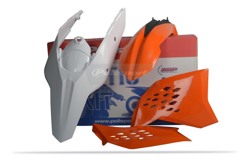 Complete Standard Enduro Body Kit Black / Orange / White
