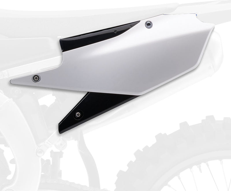 Side Panels Black / White For Yamaha YZ 85 LW 2015-2017