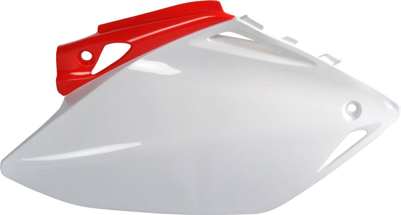 Side Panels Red / White For Honda CRF 450 R 2007-2008