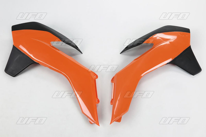 Radiator Covers Black / Orange For KTM EXC 125 2014-2016