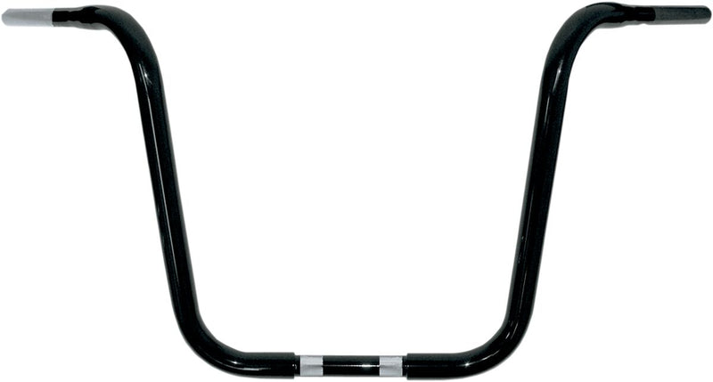 Buffalo Touring Handlebar Gloss Black - 1-1/4 Inch For Harley Davidson FLHR 1584 ABS 2008