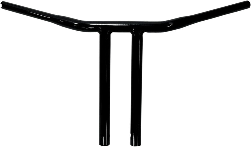 Buffalo T-Bar Handlebar Gloss Black - 12 x 1-1/4 Inch