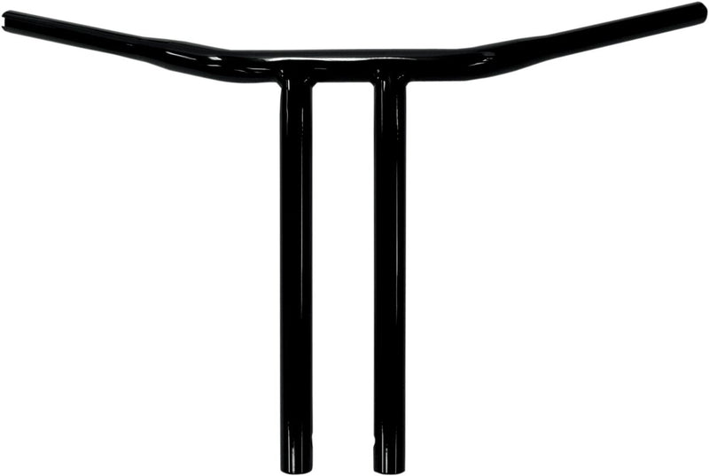 Buffalo T-Bar Handlebar Gloss Black - 14 x 1-1/4 Inch