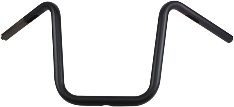 Ape Hanger Narrow Handlebar Flat Black - 12 x 1 Inch