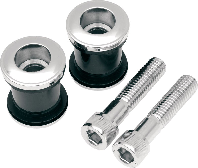 Flush Handlebar Riser Bushing Kit Chrome