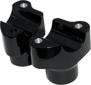 Buffalo Billet Aluminum Handlebar Riser Gloss Black - 1-1/2 Inch