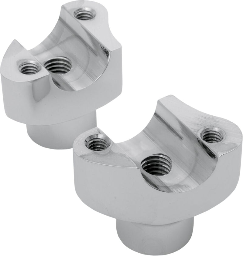 Forged Aluminum Handlebar Riser Chrome - 1.7 Inch