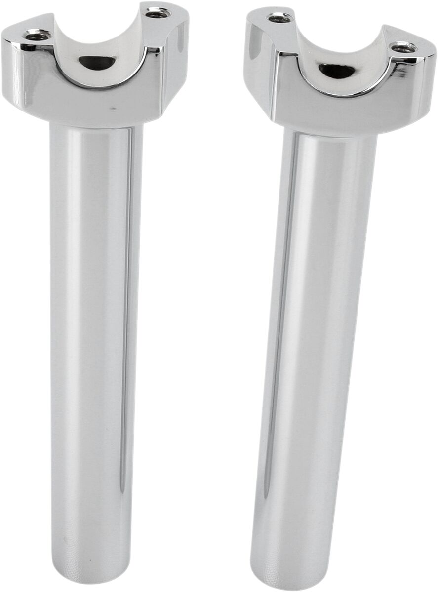 8in Rise Bars Forged Aluminum Handlebar Riser Chrome - 8 Inch
