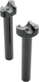 Forged Aluminum Handlebar Riser Black - 8 Inch