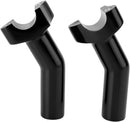Forged Aluminum Handlebar Riser Black - 4.5 Inch