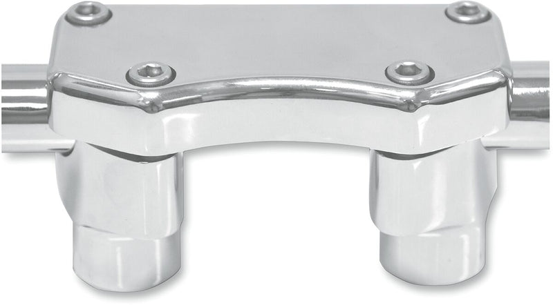 Riser Kit Buffalo 1.5" With Top Clamp Chrome For 1"