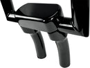 Handlebar Riser & Top Clamp Kit Gloss Black - 5-1/2 Inch x 38mm