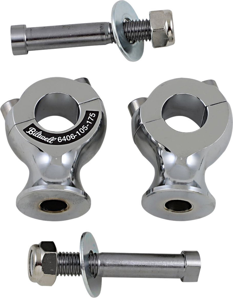 7/8" Slimline Handlebar Risers Chrome