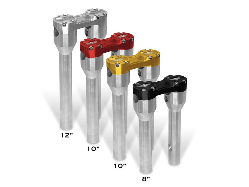 Clubstyle Straight Riser Red / Silver - 10 Inch x 32 mm