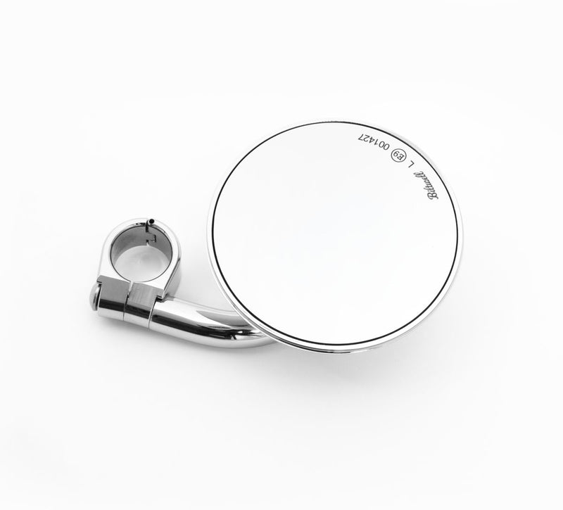 Mirror Short Round With Mount 1 Chrome