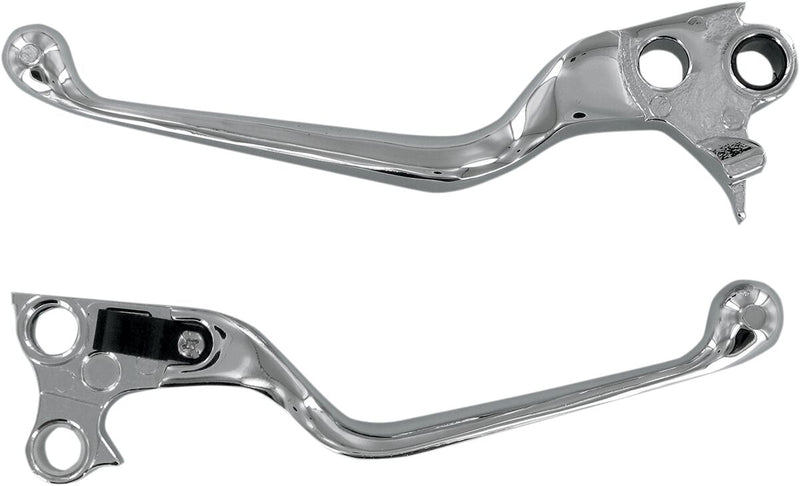 Wide Blade Lever Set Chrome For Harley Davidson FLHR 1340 1996-1998